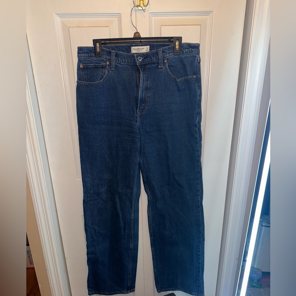 Abercrombie & Fitch Women's High Rise Blue Jeans